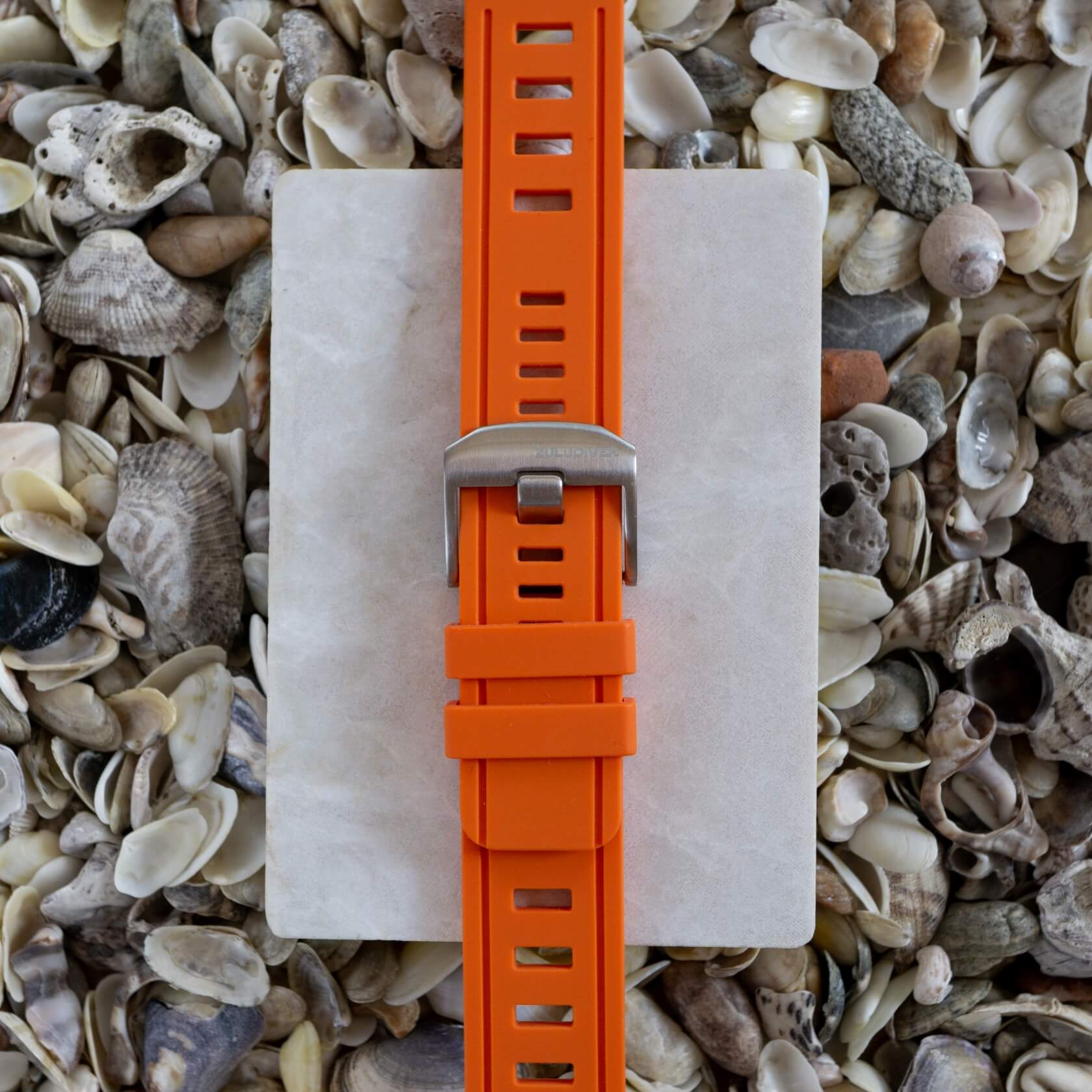 Divers orange Silicone Strap by ZULUDIVER